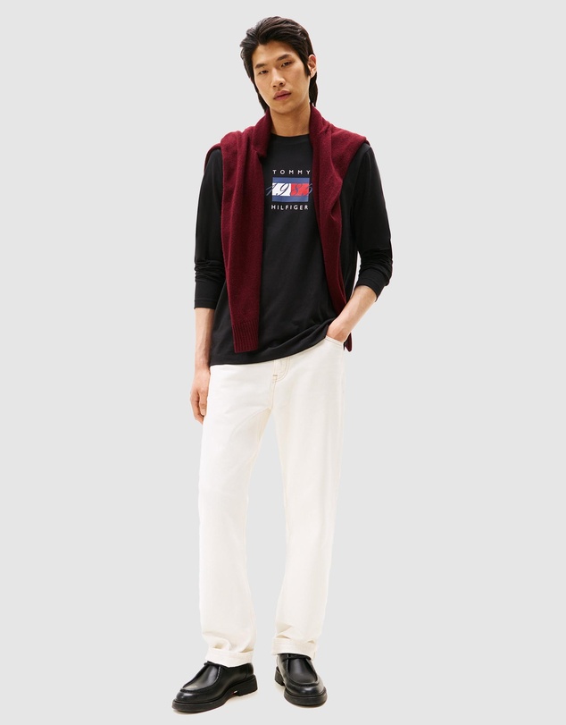 Tommy Hilfiger - Flag Graphic Jersey LS T-Shirt
