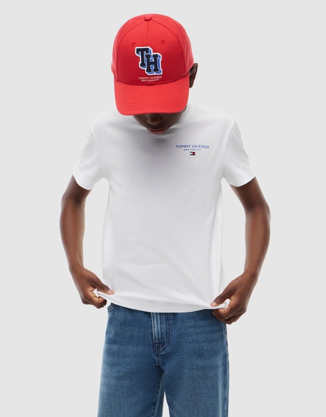 Tommy Hilfiger - Boys 8-16 Logo Jersey Crew Neck T-Shirt - Teens