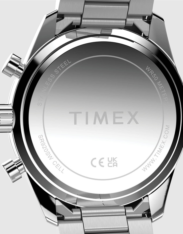 TIMEX - Ridgefield Chronograph 42mm Stainless Steel Bracelet Watch