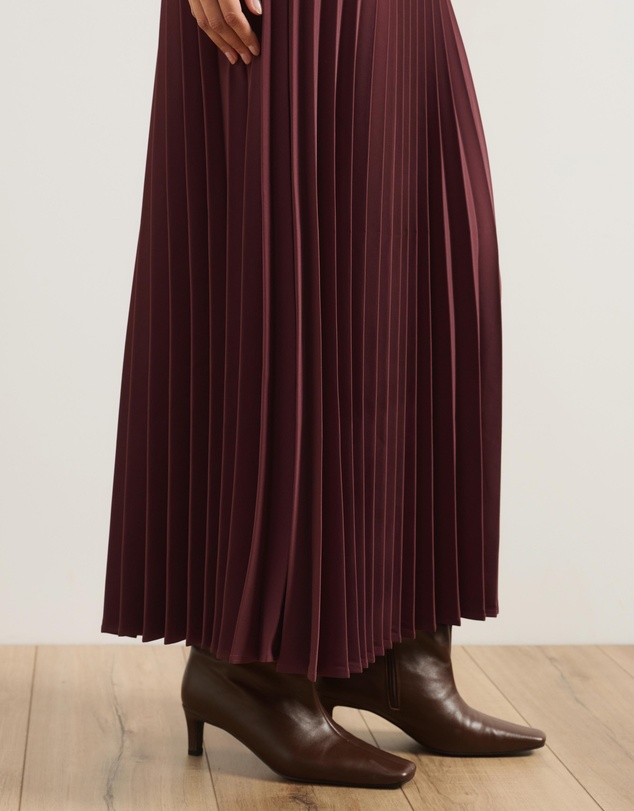 Atmos&Here - Evie Pleated Midi Skirt
