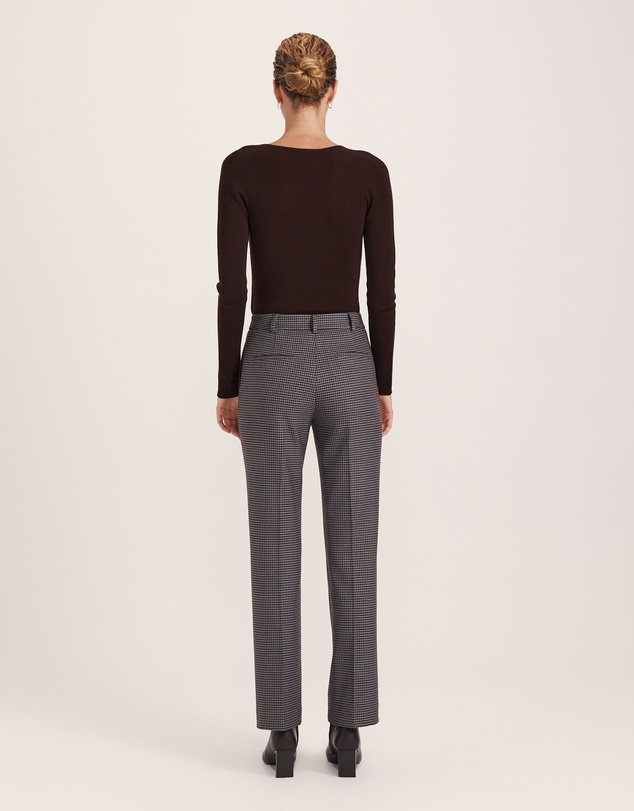 SABA - Jill Check Slim Leg Pant