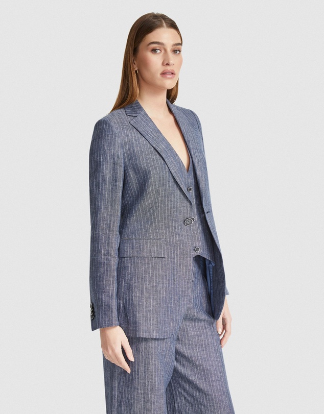 Oxford - Lola Pinstripe Line Jacket