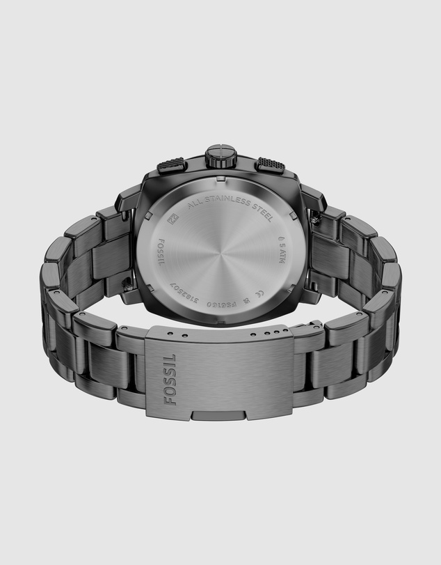Fossil - Machine Gun-Metal Chronograph Watch
