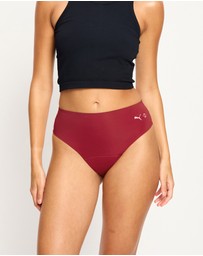 Modibodi - Puma X Modibodi Seamfree Active Hi Waist Cheeky Moderate Absorbency