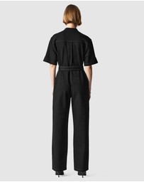 & Other Stories - Short-Sleeve Utility Jumpsuit