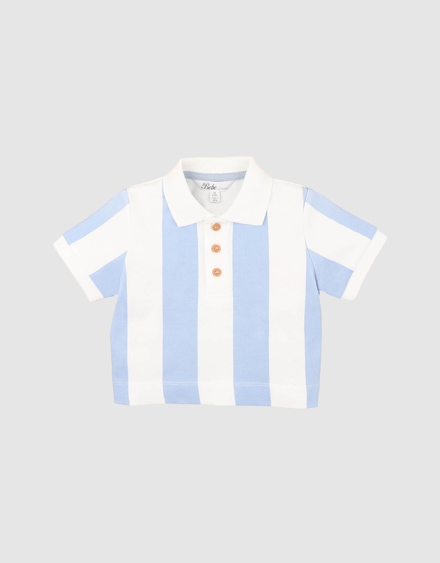 Bebe by Minihaha - Max Wide Stripe Rugby Polo - Babies