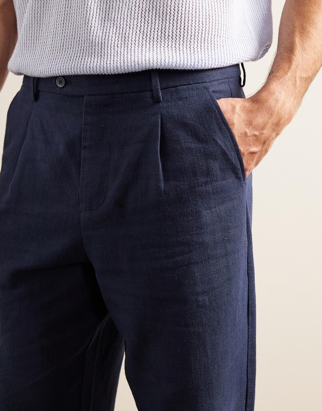 AERE - Leo Linen Suit Pants