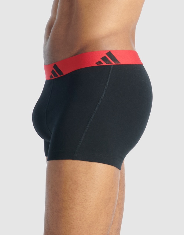adidas Sportswear - 3 Pack Active Flex Cotton Trunk Underwear