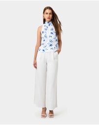 Forcast - Tessie Halter Tie Top