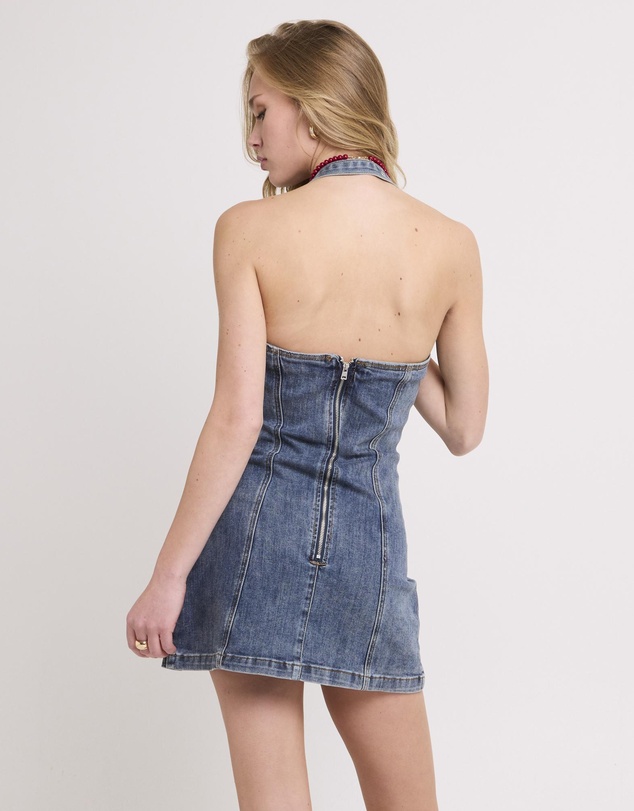 Insight - Allegra Denim Corset Mini Dress