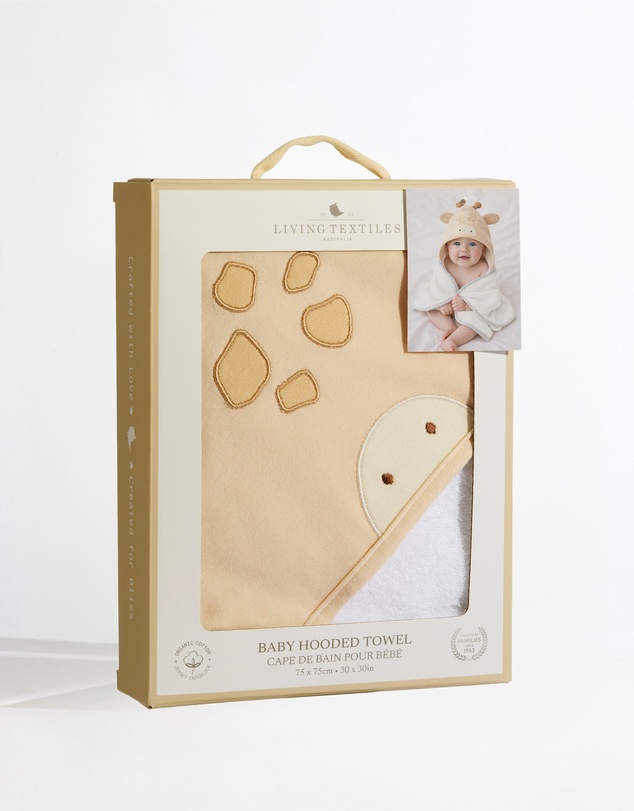 Living Textiles - Organic Hooded Towel - Roam & Roar