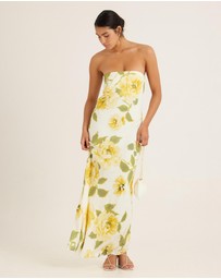 Peony - Draped Maxi Dress
