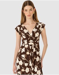 SACHA DRAKE - Cappuccino Midi Dress