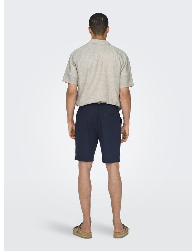 Only & Sons - Linus Linen Blend Shorts