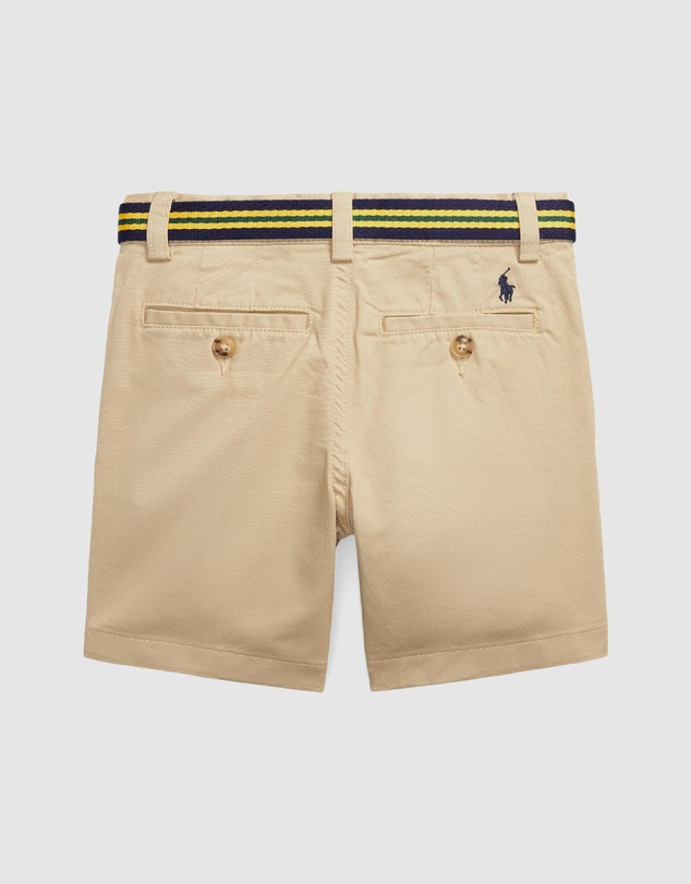 Polo Ralph Lauren - Skinny Fit Flex Abrasion Twill Shorts - ICONIC EXCLUSIVE - Kids