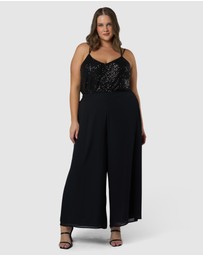 Pink Dusk by Curve Project - Feeling Myself Wide Leg Pant