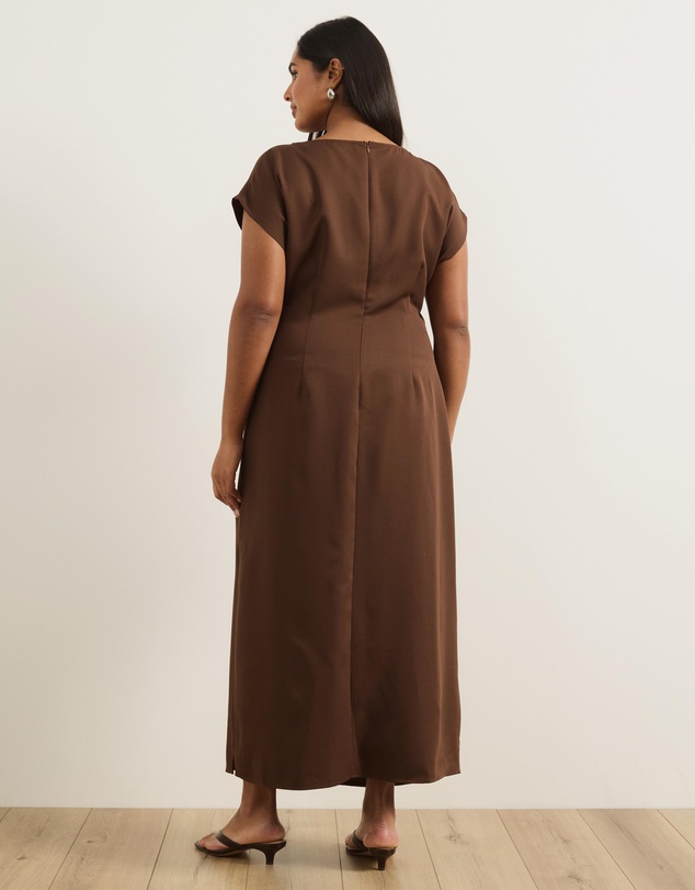 Atmos&Here Curvy - Talia Rouched Midi Dress
