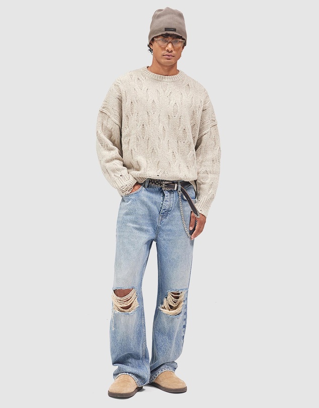 Represent - Distress Knit Sweater