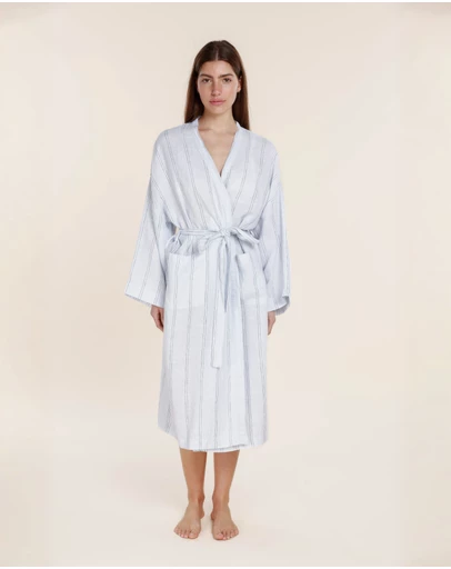 Gingerlilly - Rosalind Linen Robe