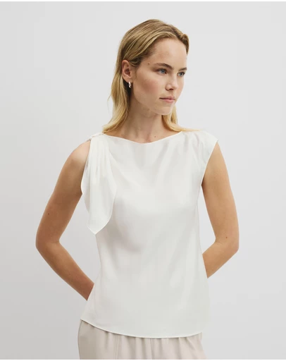 Country Road - Tie Shoulder Top