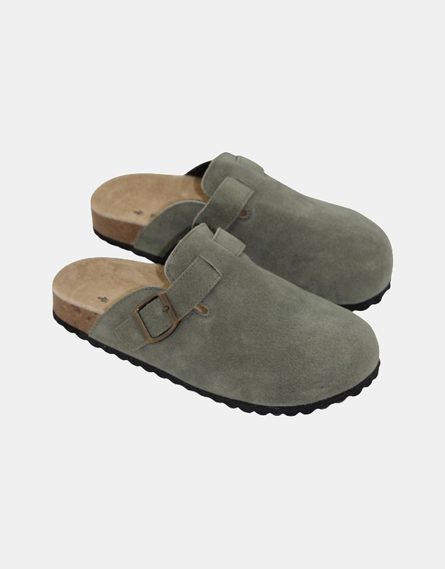 Human - Women's Lara Slide Sandals Vintage Green