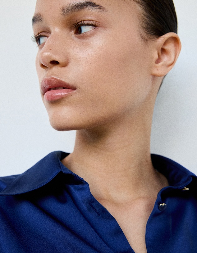 M.N.G - Satin Buttoned Shirt