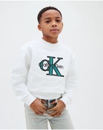 Calvin Klein Jeans - Boys Monologo Terry Sweatshirt
