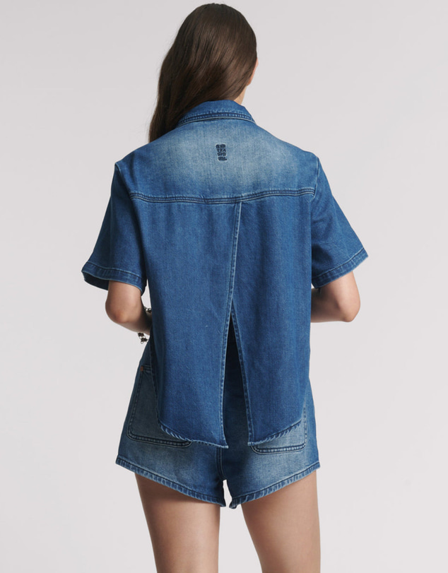 ONE TEASPOON - Taylor Denim Jumpsuit - Rosewood