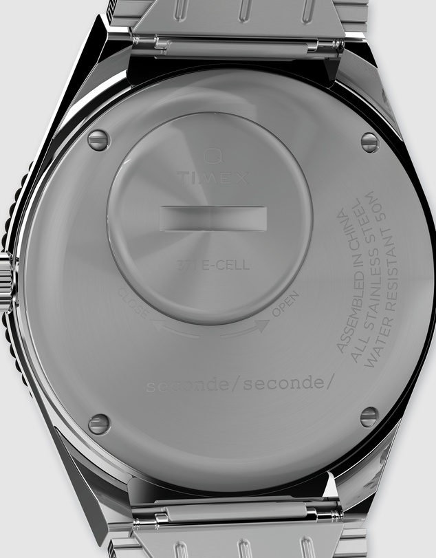 TIMEX - Timex x Seconde Seconde Collab Limited Edition Silver Tone Watch