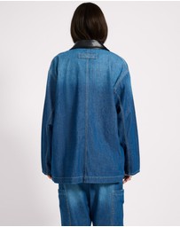 ONE TEASPOON - My Boyfriends Denim Shacket - Blue Pasadena