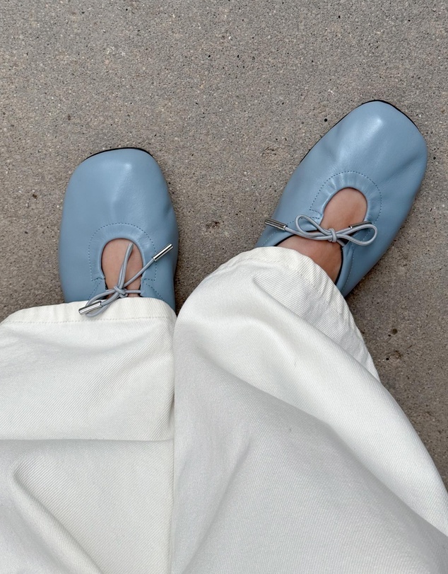 Alohas - Rosalind Leather Ballet Flats - Women's