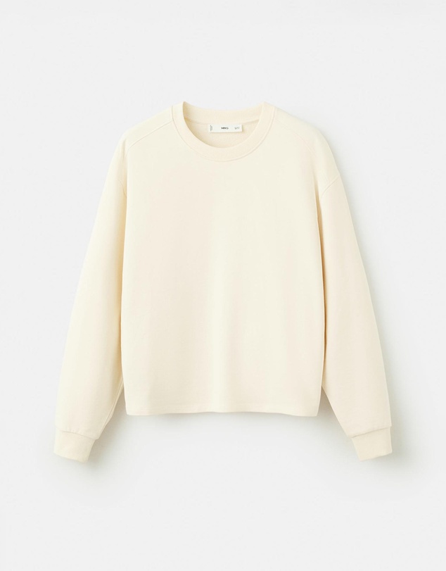 M.N.G - Round-Neck Cotton Sweatshirt