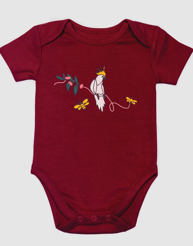 B Free Intimate Apparel - 100% Organic Cotton Short Sleeve Baby Bodysuit - Baby & Toddler