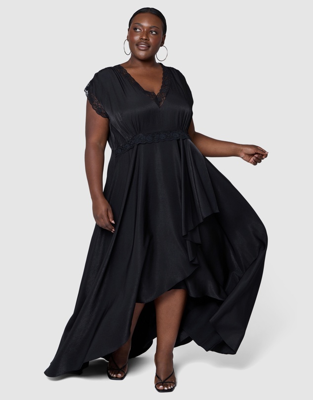 Sunday In The City - Rocked Maxi Dress