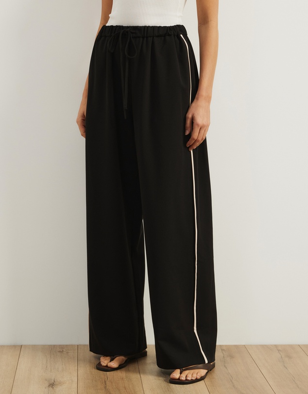 Atmos&Here - Zuma Contrast Piping Pants
