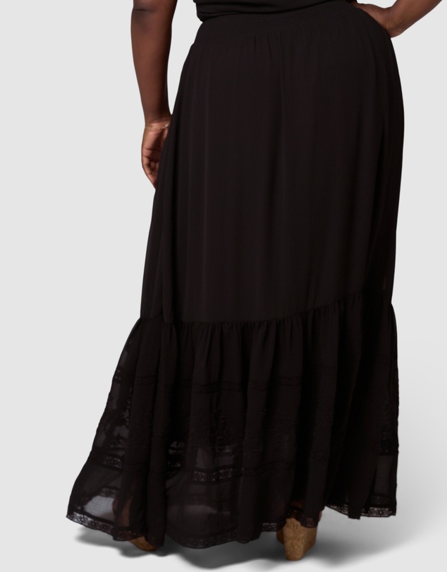 Sunday In The City - Dark Aura Maxi Skirt