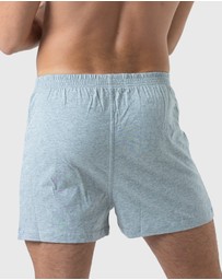 Coast Clothing - 2 Pack Knit Boxers - Grey
