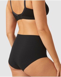 Naturana - Cotton & Modal Seamless High Waist Brief