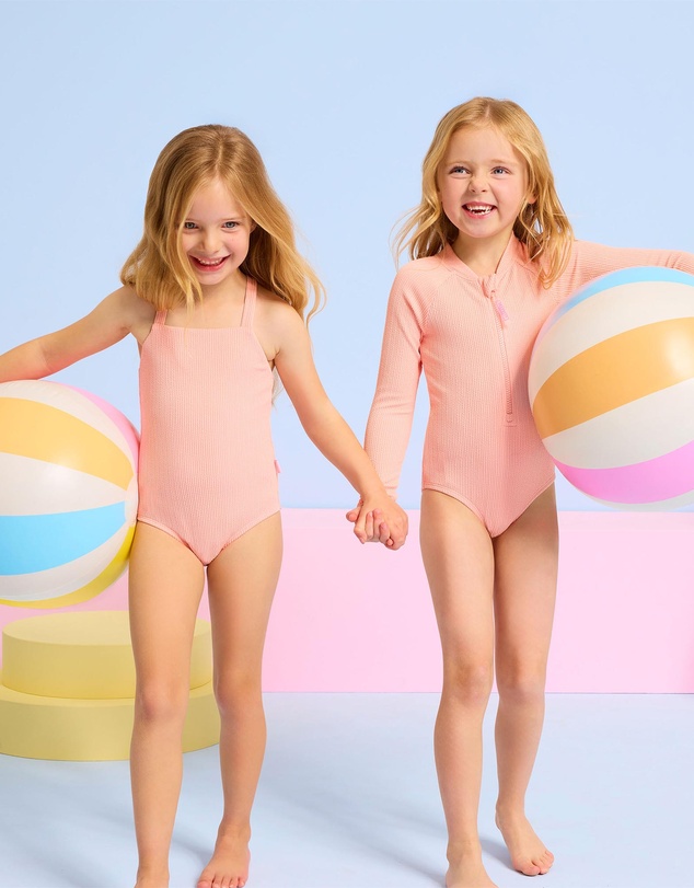 Seafolly - Textured Gathered Paddlesuit - Kids