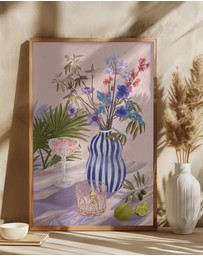 Olive et Oriel - Lilac Summer by Goed Blauw Art Print