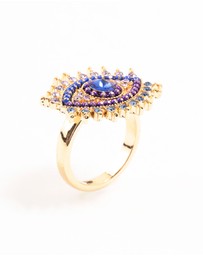 Lovisa - Gold Opulent Evil Eye Ring