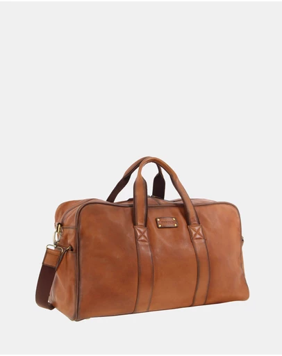 Pierre Cardin - Pierre Cardin Rustic Leather Business/Overnight Bag