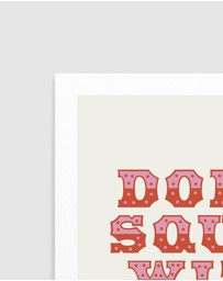 Olive et Oriel - Don'T Squat With Your Spurs On by Frankie Kerr-Dineen Art Print