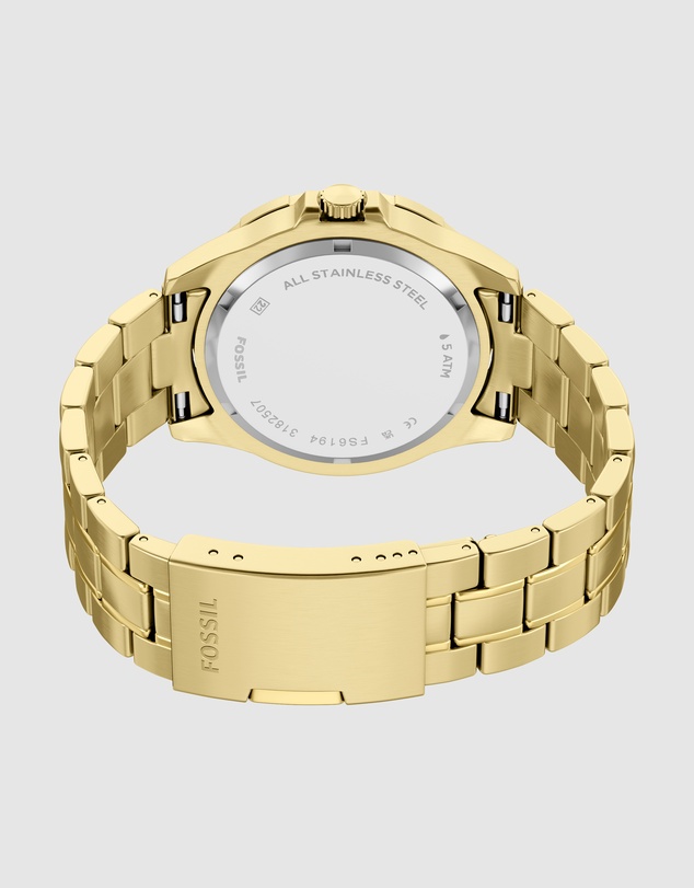 Fossil - Garrett Gold Tone Multifunction Watch