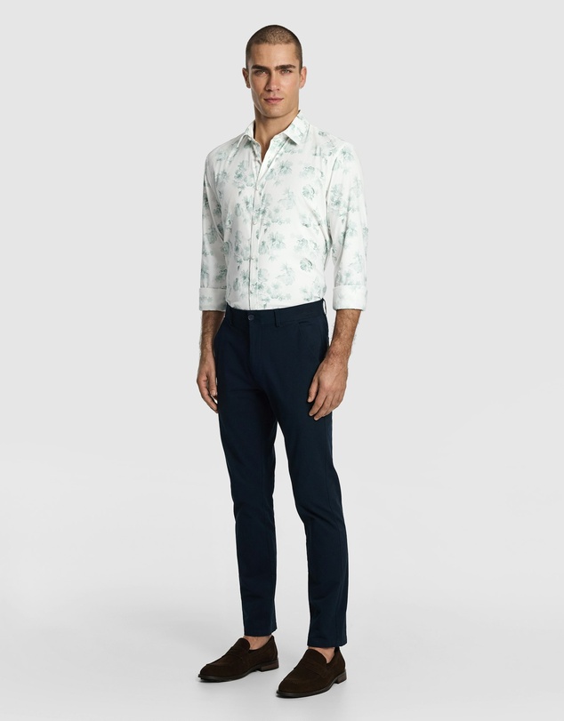 yd. - Catalunya Slim Floral Shirt