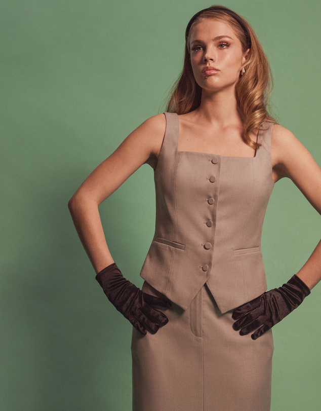 Forcast - Chloe Square Neck Vest