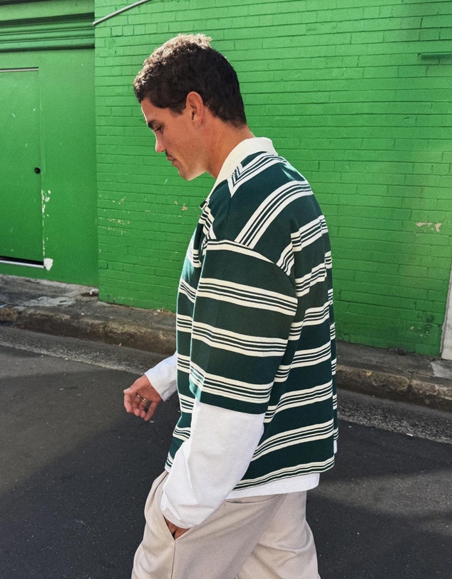 Zanerobe - Stripe Crop Polo
