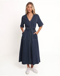 Petal & Pup - Kade Midi Dress - Blue