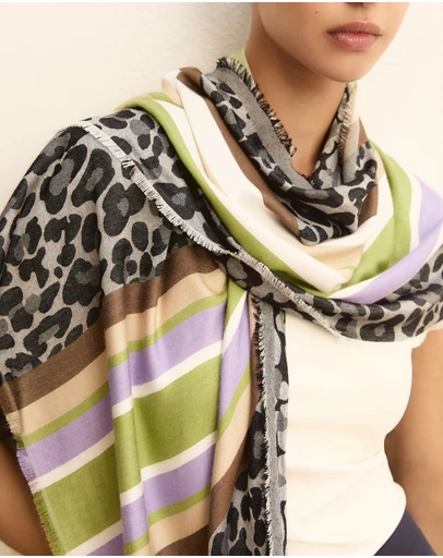 Emme - Lilac Foulard Silk Scarf