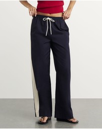 Jag - Canvas Contrast Pant